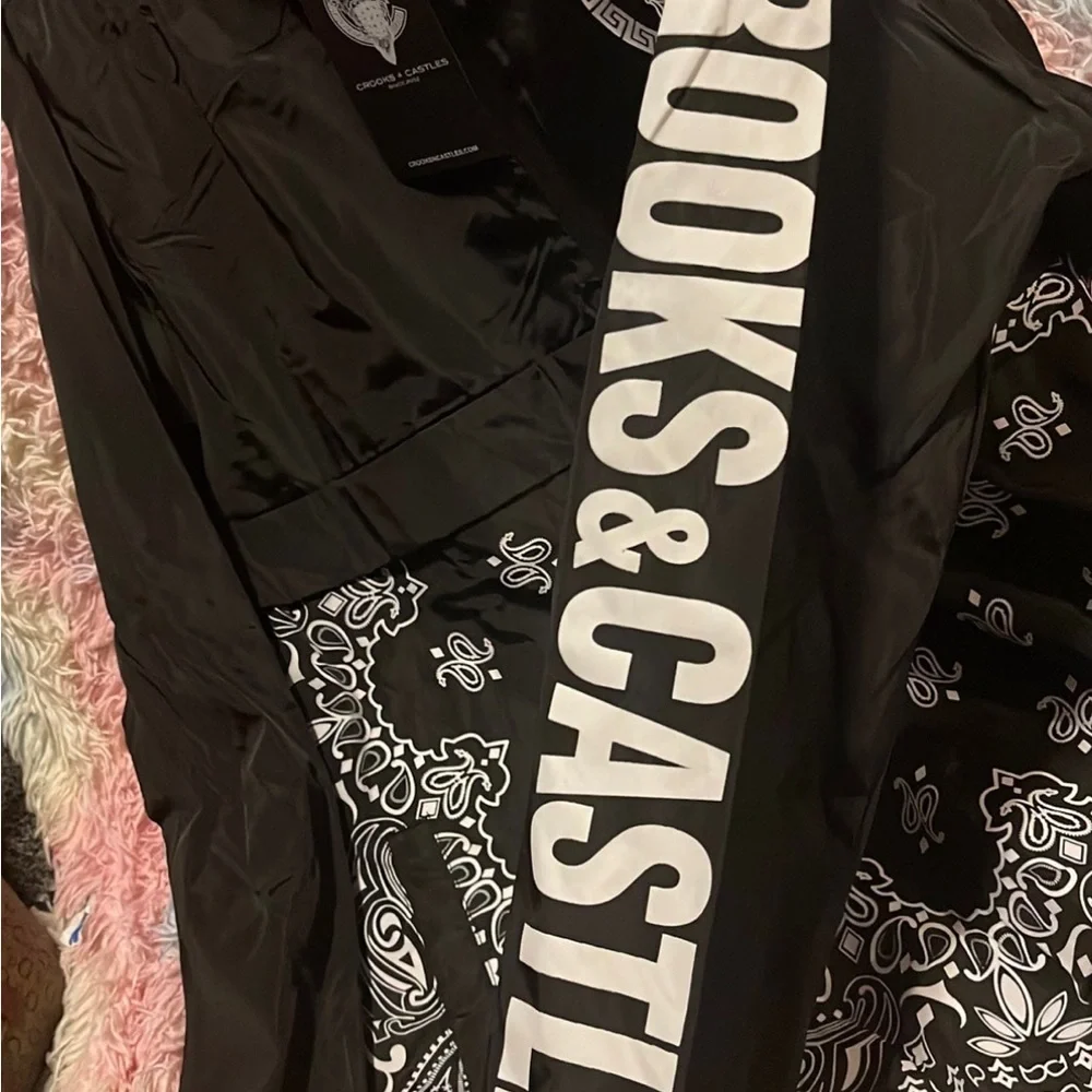 🖤🔥 HP 11/10 Crooks & Castles Windbreaker 🔥🖤 - Picture 2 of 6
